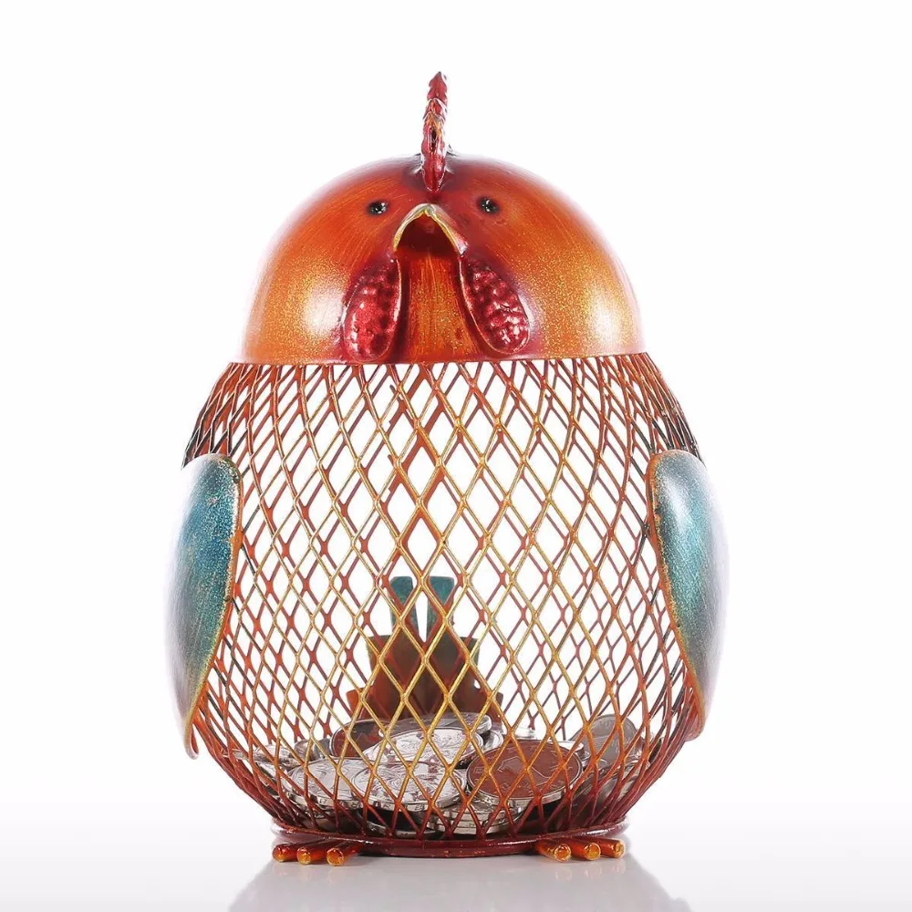 Копилка прекрасный животное цыплят копилку Craft современный мини копилка фигурка