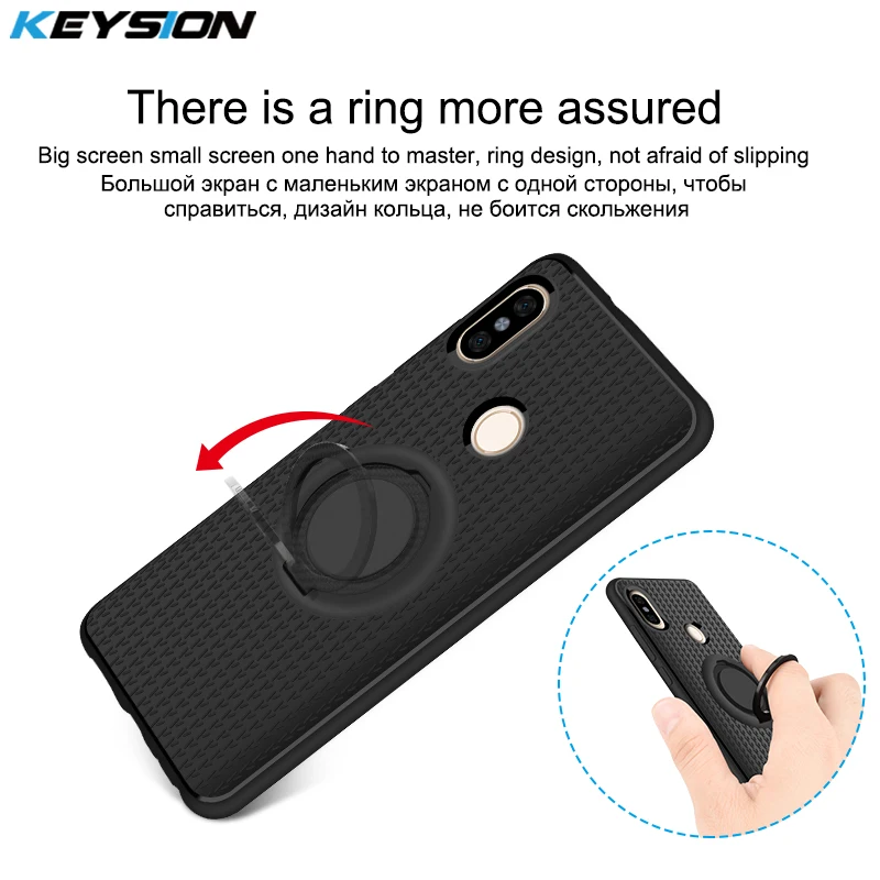 KEYSION чехол для спортивной камеры Xiao mi Note 5 Pro 4 3 Red 6 6A S2 автомобильное магнитное