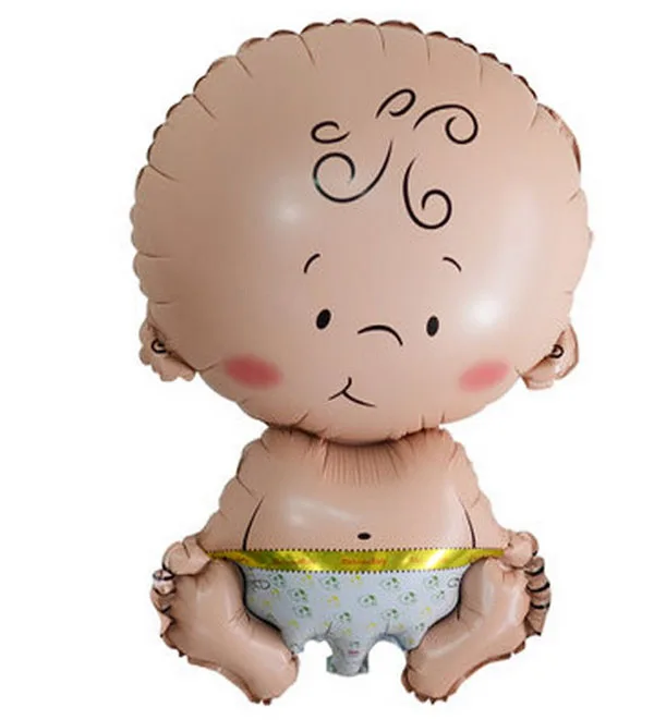 Детские воздушные шары из фольги для душа, комплект из 4 предметов, индивидуальная упаковка для магазина, розничная, 36 дюймов, 90 см, луна, 5 дюймов, звезда и 80x50 см, детский шарик и