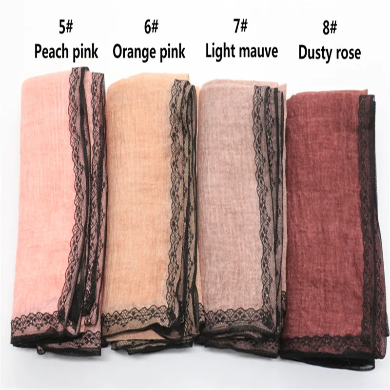 10 шт. женские шарфы и палантины с кружевом|fashion shawls|hijab scarfmaxi scarf |