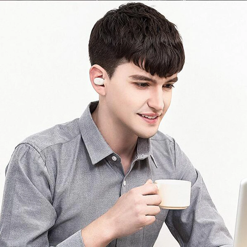 Xiaomi Mini Bluetooth наушники беспроводные Bluetooth 4,1 наушники-вкладыши IPX4 водонепроницаемый Одна Кнопка смарт-управление для Mi9 Note 7