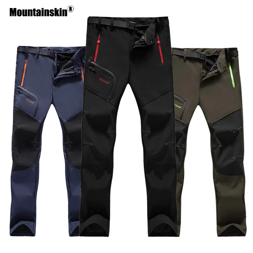 Мужские и женские спортивные брюки Mountainskin летние быстросохнущие дышащие для