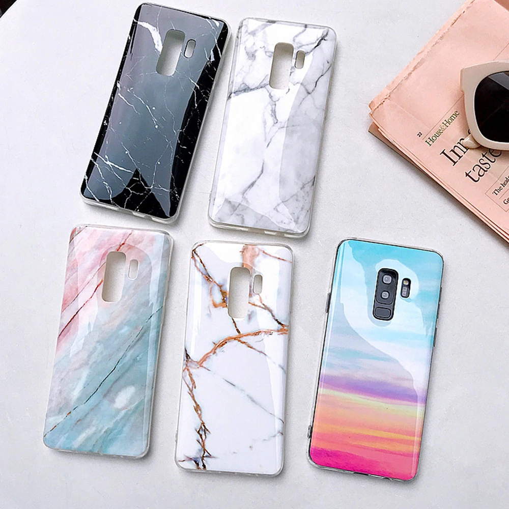 LOVECOM Винтаж Мрамор чехол для телефона для samsung Galaxy A50 A10 A20 A30 A70 S10 плюс S10e S8 S9 Plus Note 8 9 мягкий IMD задняя крышка