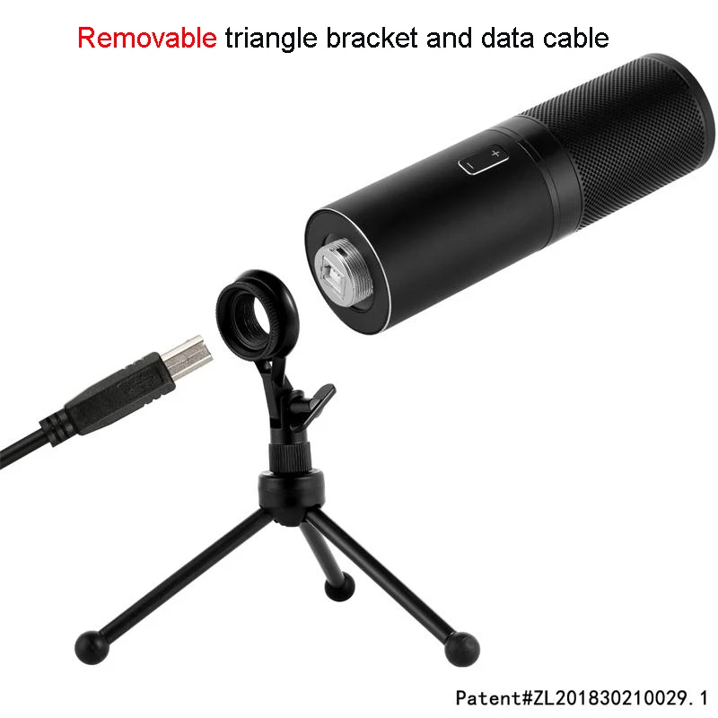 FELYBY Q9 компьютерный USB микрофон для живого потока Braodcasting YouTube игровой проводной конденсаторный микрофон