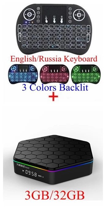 3GB 32GB I8 Backlit T95Z Plus Smart tv Box 2G/16G 3g/32G Amlogic S912 Android 7,1 шестигранный корпус Отображение времени Bluetooth 5G двойной wifi 3D 4K 1000M LAN - Цвет: 3GB 32GB I8 Backlit