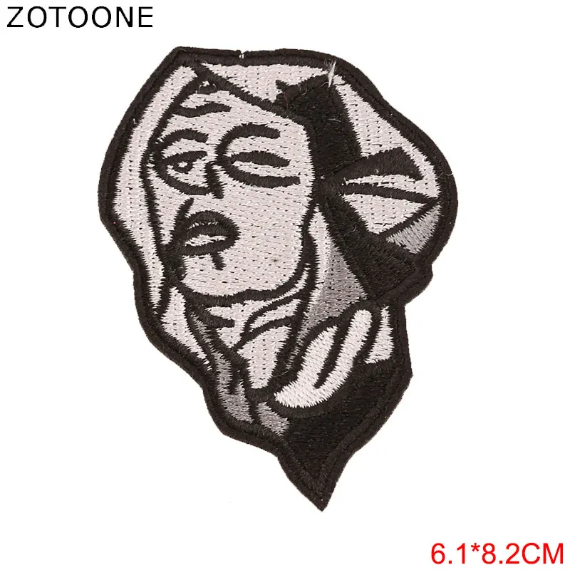 ZOTOONE палец робота железа на патчи для аппликация одежду войлочный вышитый
