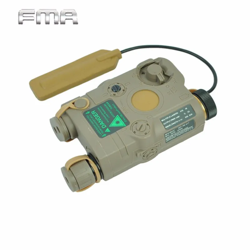 Yellow FMA страйкбол AN/PEQ-15 зеленый точечный Лазер с белым светодиодный фонарь тактический фонарь ИК осветитель Для Охоты Военная боевая игра - Color: Yellow