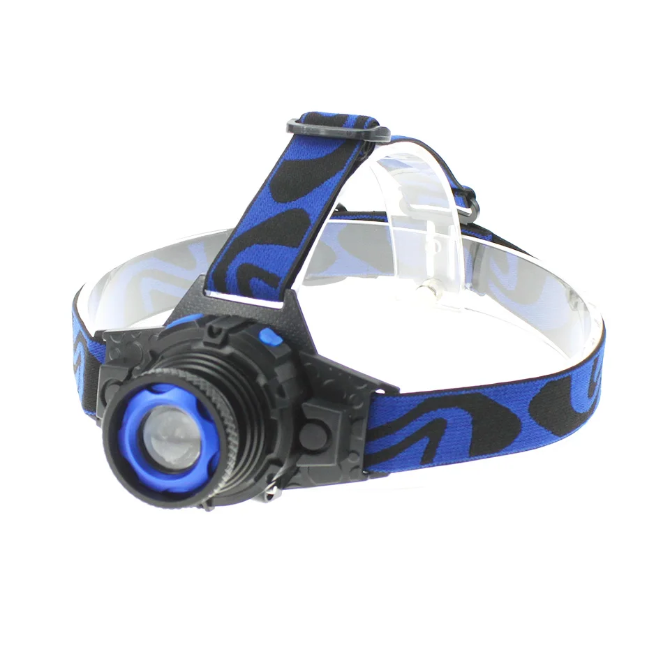 LED Headlamp Cree Q5 Waterproof High Brightness Built in Lithium Battery Rechargeable Headlight + Charger 3 Modes Zoomable Torch|torch home|headlamp
