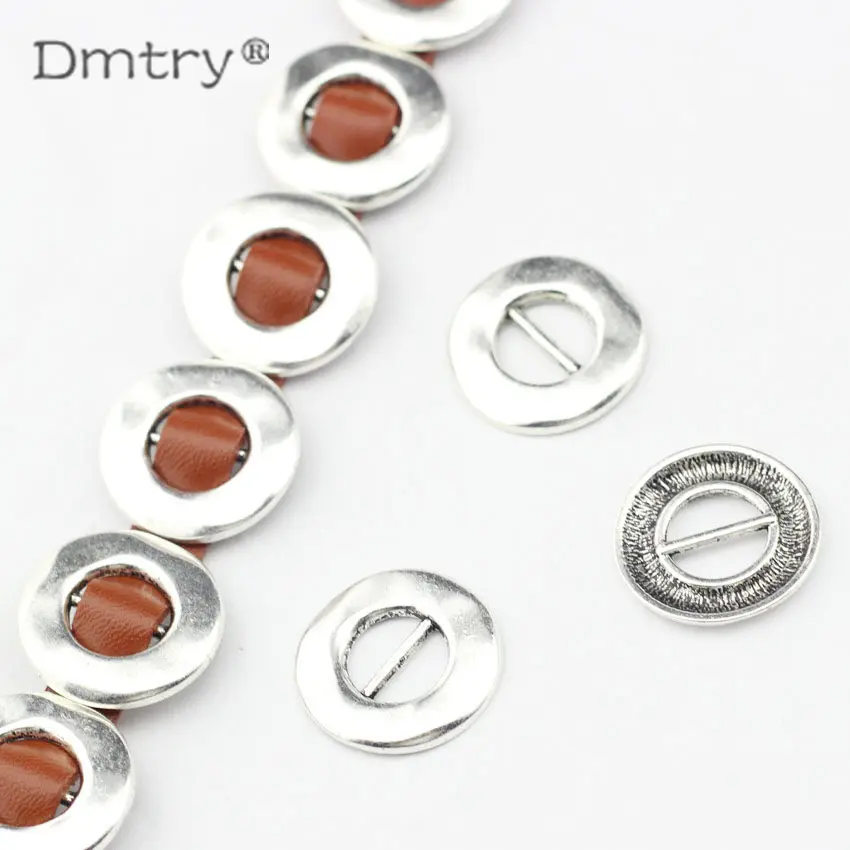 Dmtry 10 шт. оптовая продажа 20% дешевые старинные посеребренные плоские кожаные