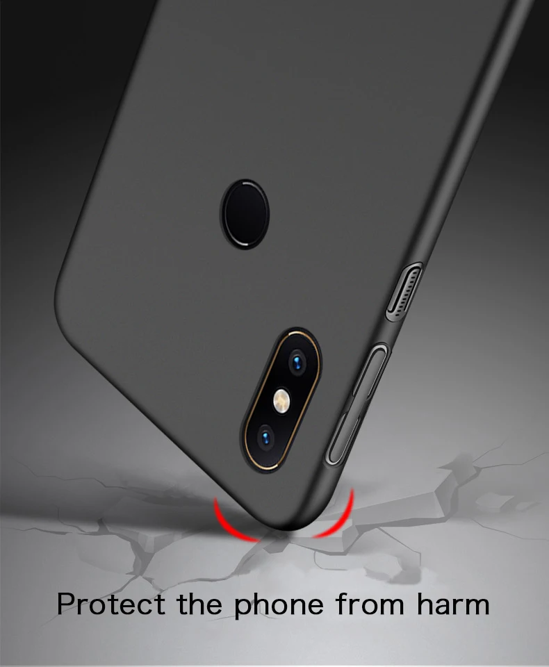 Для Xiaomi Mi Mix 2s ультратонкий гладкий жесткий чехол для телефона из поликарбоната 2S