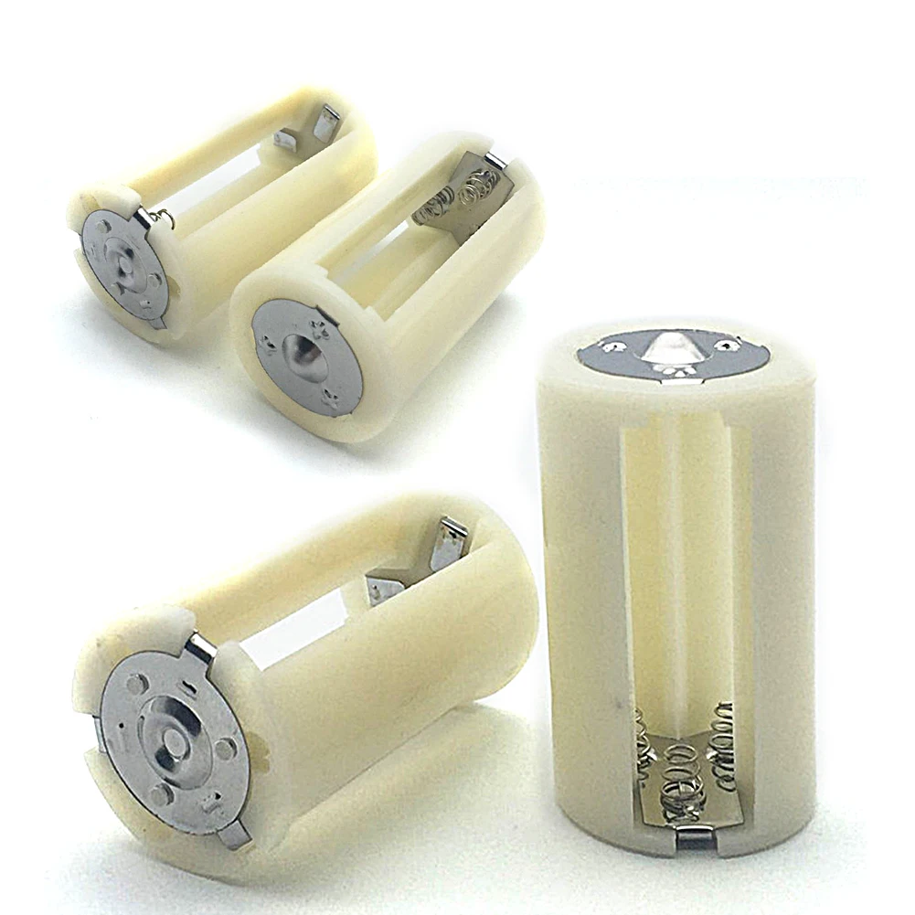 4 шт. параллельная батарея адаптер/держатель случае конвертировать 3AA в 1 D Размер