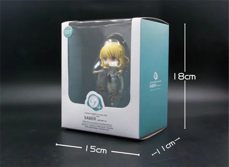 Fate Stay Night Chara Forme Plus Saber Rin Tohsaka ПВХ фигурка модель игрушки Kawaii кимоно для девочек
