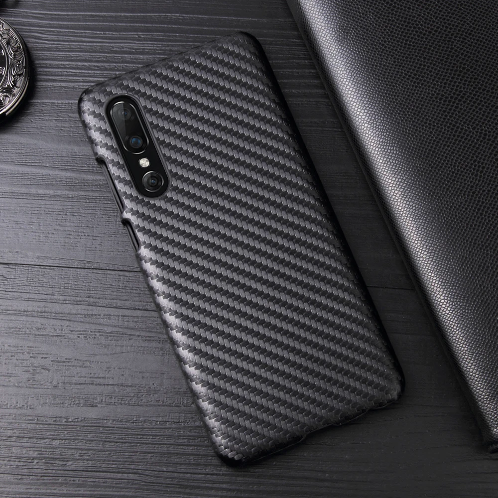 Чехол для Huawei P30 Pro из углеродного волокна ударопрочный Задняя накладка чехла ТПУ