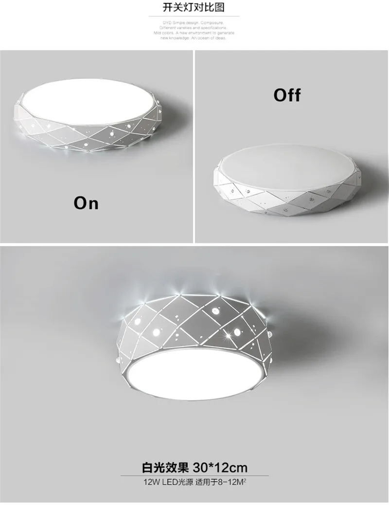 

LED Module Ceiling Light LED Ceiling Lamps Circular Round Modern LED Ceiling Suspension Diamond For Bedroom Living Room Fixture