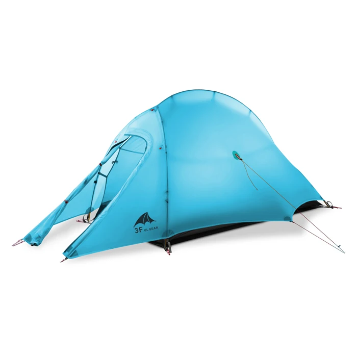Сверхлегкая палатка 3F UL GEAR Oudoor 4 сезона 1 для одного человека профессиональная 15D