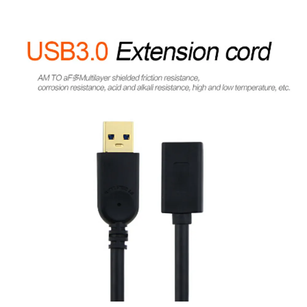 Суперскоростной USB кабель 0 5 3 0/1 м для передачи данных штырь гнездо удлинитель