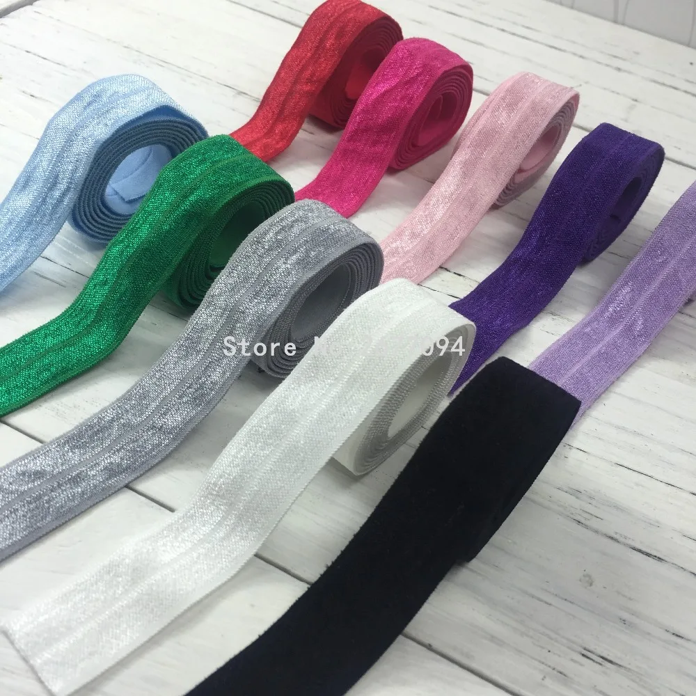 10 м/лот Высокое качество воротник, эластичный лента DIY 3/4 ''для волос галстук ребенка оголовье материал регулируемые