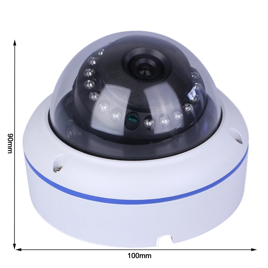 Ip-камера hamrolt ONVIF 1080P 15 кадров в секунду, 960 P/720 P 25 кадров в секунду, антивандальная купольная камера ночного видения, ip-камера наблюдения, обнаружение движения, FTP