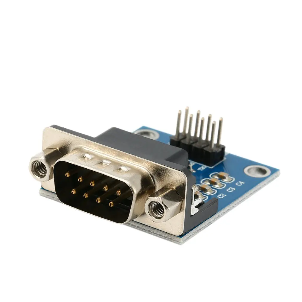 MAX3232 RS232 к TTL Модуль конвертера последовательного порта DB9 разъем MAX232 Diy Kit