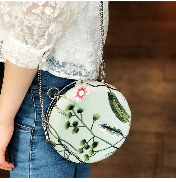 18 см круглая форма с черной пластиковой коробкой клатч Obag ручка Maleta De Ferramenta портмоне Рамка застежка Sangle Sac кошелек рамки