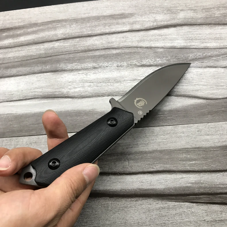 FBIQQ переносной нож высокого выживания для кемпинга на открытом воздухе острый