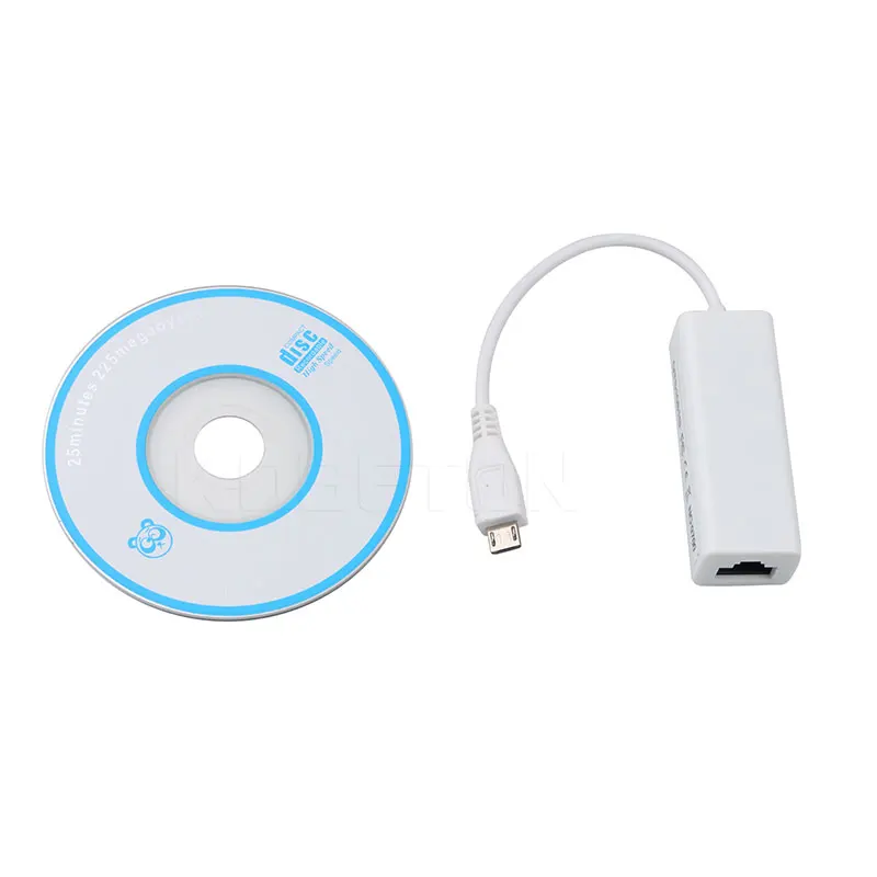 Сетевая карта Kebidu с Micro USB на RJ45 Ethernet LAN 2 0 адаптер 100 Мбит/с для телефона Android