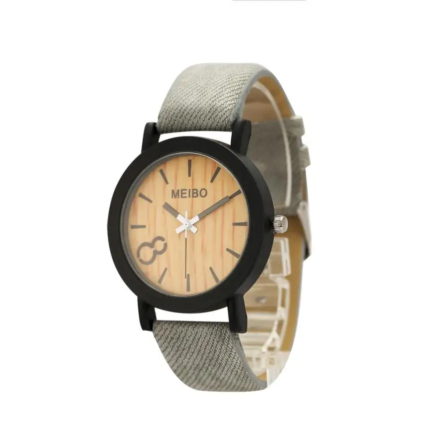 Часы наручные для мужчин и женщин винтажные натуральные деловые повседневные с