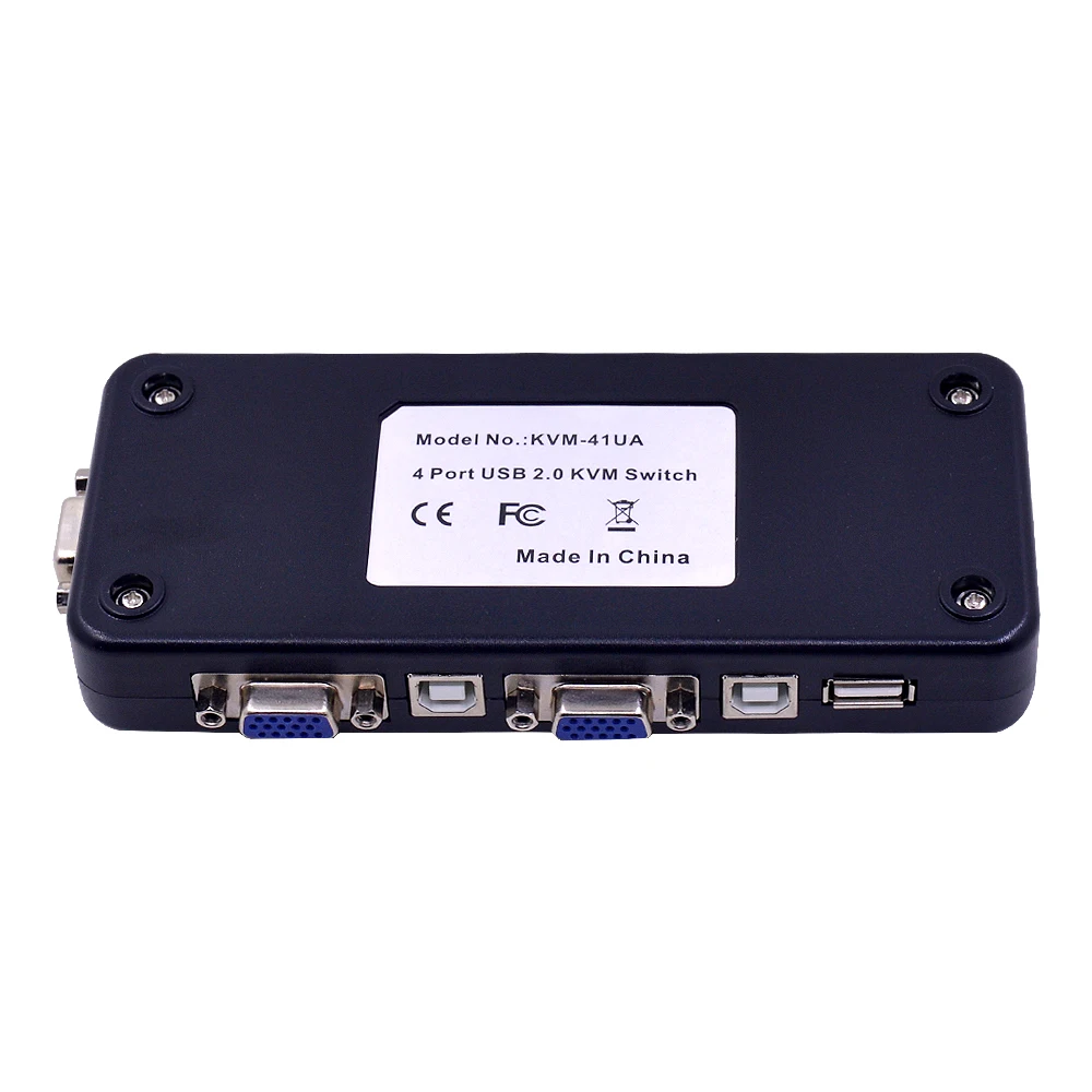 CHIPAL USB 2 0 KVM переключатель 4 порта VGA вручную 1920*1440 для клавиатуры мыши монитора