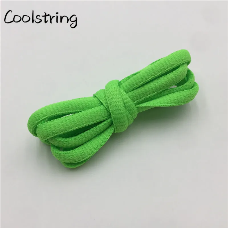Coolstring Cool 6 мм ширина модные спортивные овальные шнурки кроссовки Ropelaces однотонные баскетбольные шнурки идеальные шнурки для обуви