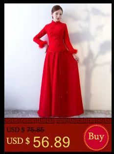 Традиционное китайское свадебное платье невесты Cheongsam кружевное красное Qipao восточные платья Robe Mariee винтажные Chinees Jurkje
