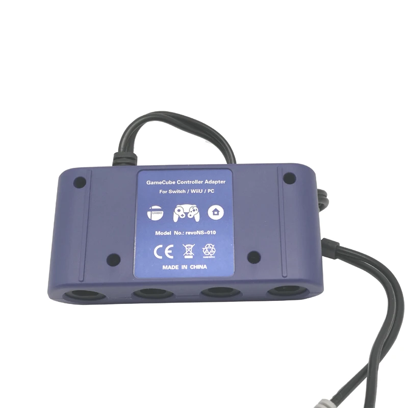 Ruitroliker 4 порта плеер для GameCube контроллер адаптер Wii U и переключатель NS Plug & Play