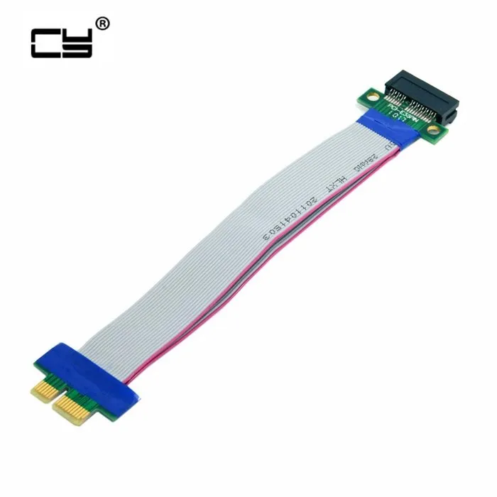 Райзер PCI E pci Express 1X X1 разъем удлинитель карты гибкий репозиционный кабель 20 см|pci