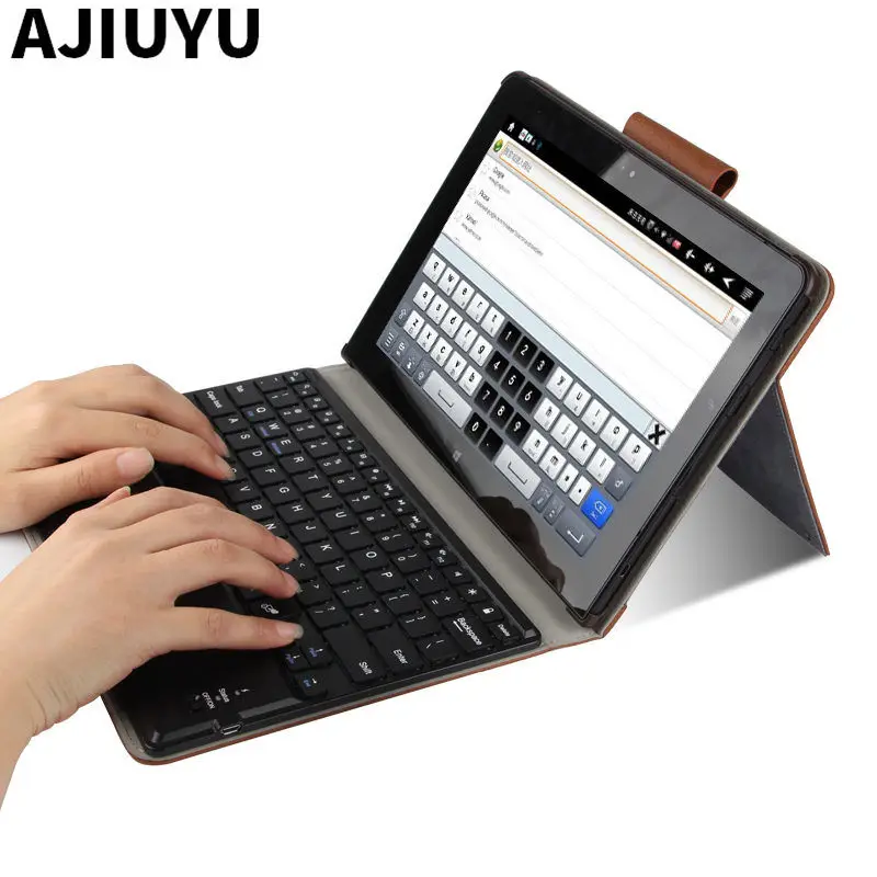 Чехол для Lenovo ThinkPad 10 с клавиатурой Bluetooth и ПУ покрытием защитный кожаный чехол