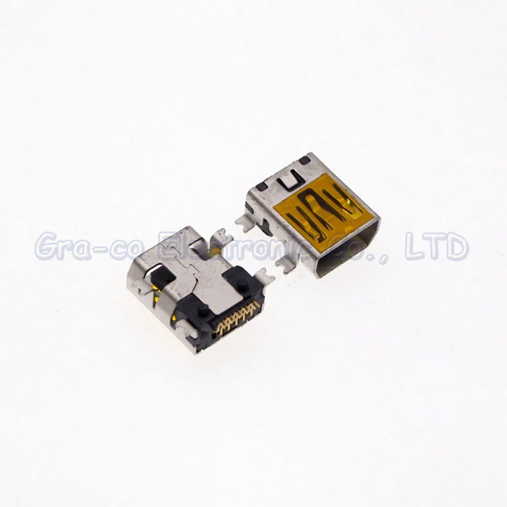 10 шт. мини usb pin гнездовой разъем 10p Mini для Philips 4 SMD футов|mini 10pin|usb mini connectorfemale connector |