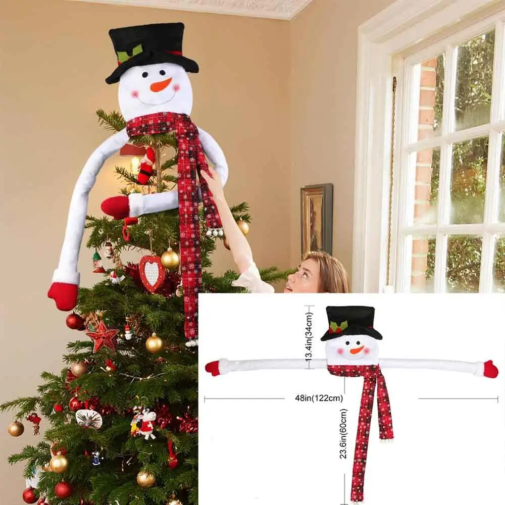 1pc Santa Claus Теплая Деревянная Рождественская елка, подвесное украшение, Топпер с обратным отсчетом, календарь, подарочные пакеты, украшение для рождественской вечеринки, год - Цвет: 1pc Santa Claus