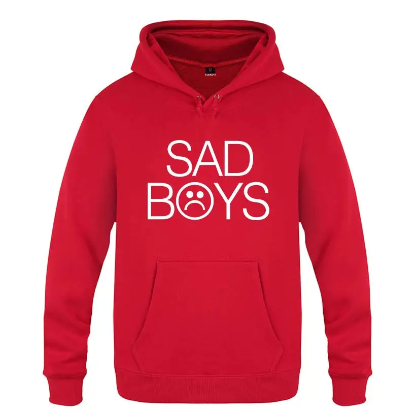 Sad Boys YUNG рок толстовки для любителей музыки Для мужчин 2018 с капюшоном флисовый