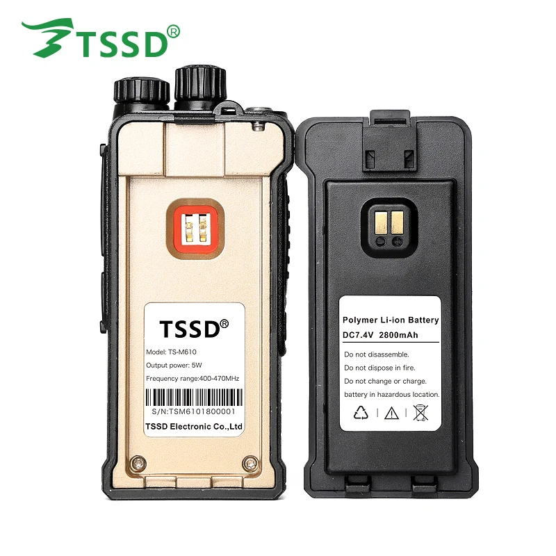Дизайн TSSD скрытый экран дисплея Led UHF двухстороннее радио TS-M610