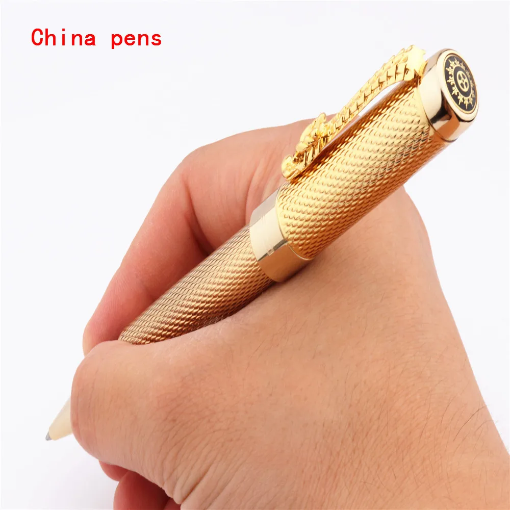 JINHAO 1200 китайский дракон танцы Бизнес Офис Средний роллербол ручка