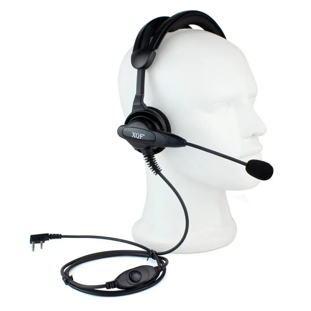 Совершенно новый XQF PTT MIC высокомощный динамик противошумная гарнитура для KENWOOD
