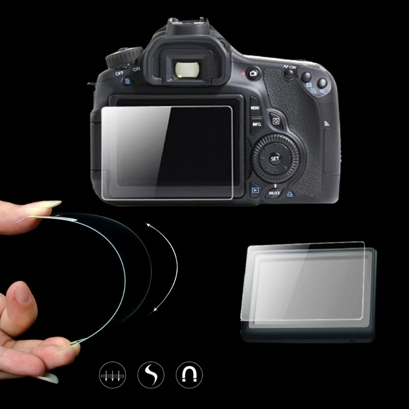 Защитная пленка для ЖК экрана камеры из закаленного стекла Nikon D5200 Новинка|Защита