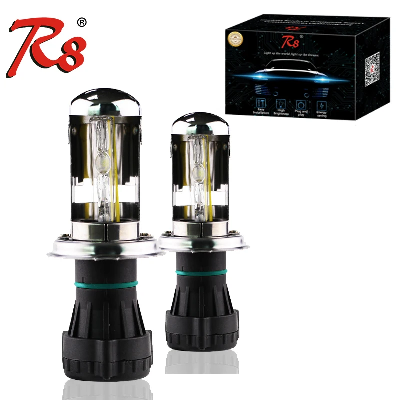 Высококачественные ксеноновые лампы высокой яркости R8 55 Вт HID H3 H7 H1 HB3 HB4 9004 H11 H4 H13