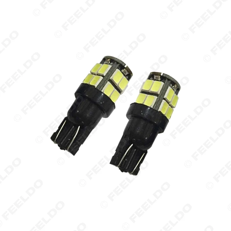 FEELDO 5 шт. 7 цветов 194 168 T10 2835 Chip 20SMD двухслойная плата клиновидный Автомобильный