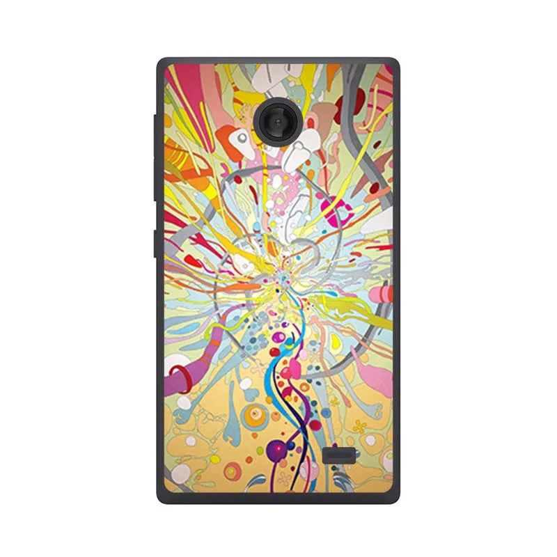 For NokiaX1045 C24 Жесткий пластиковый Чехол для Nokia X 1045 A110 RM-980 4,0 дюймов, защитная маска для мобильного телефона, цветная сумка с рисунком - Цвет: For NokiaX1045 C24