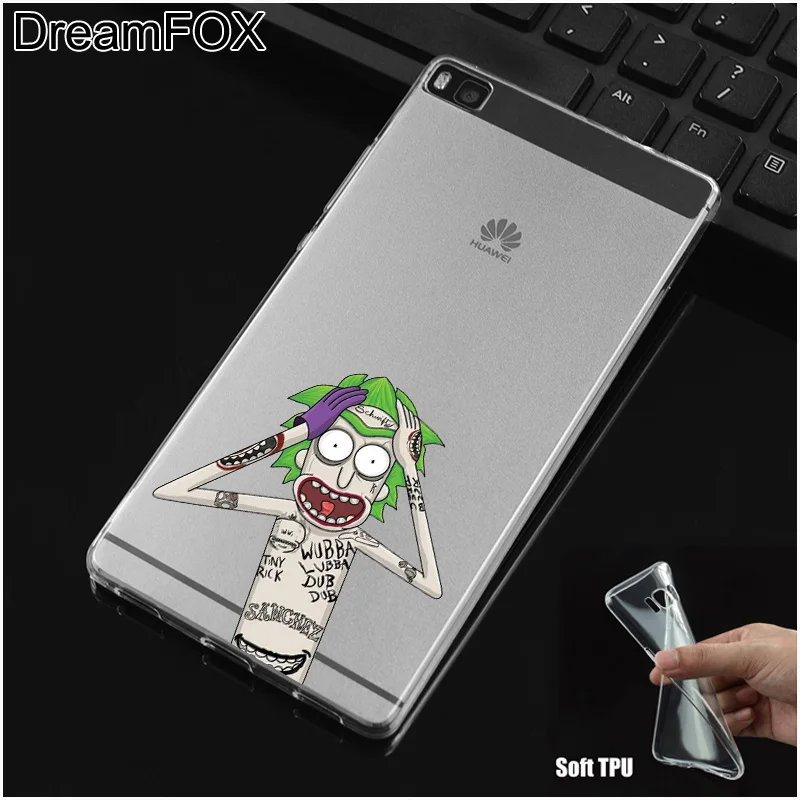 DREAMFOX M283 Rick And Morty Мягкий силиконовый чехол из ТПУ для Huawei P8 P9 P10 P20 P30 Lite Pro P Smart Plus 2017