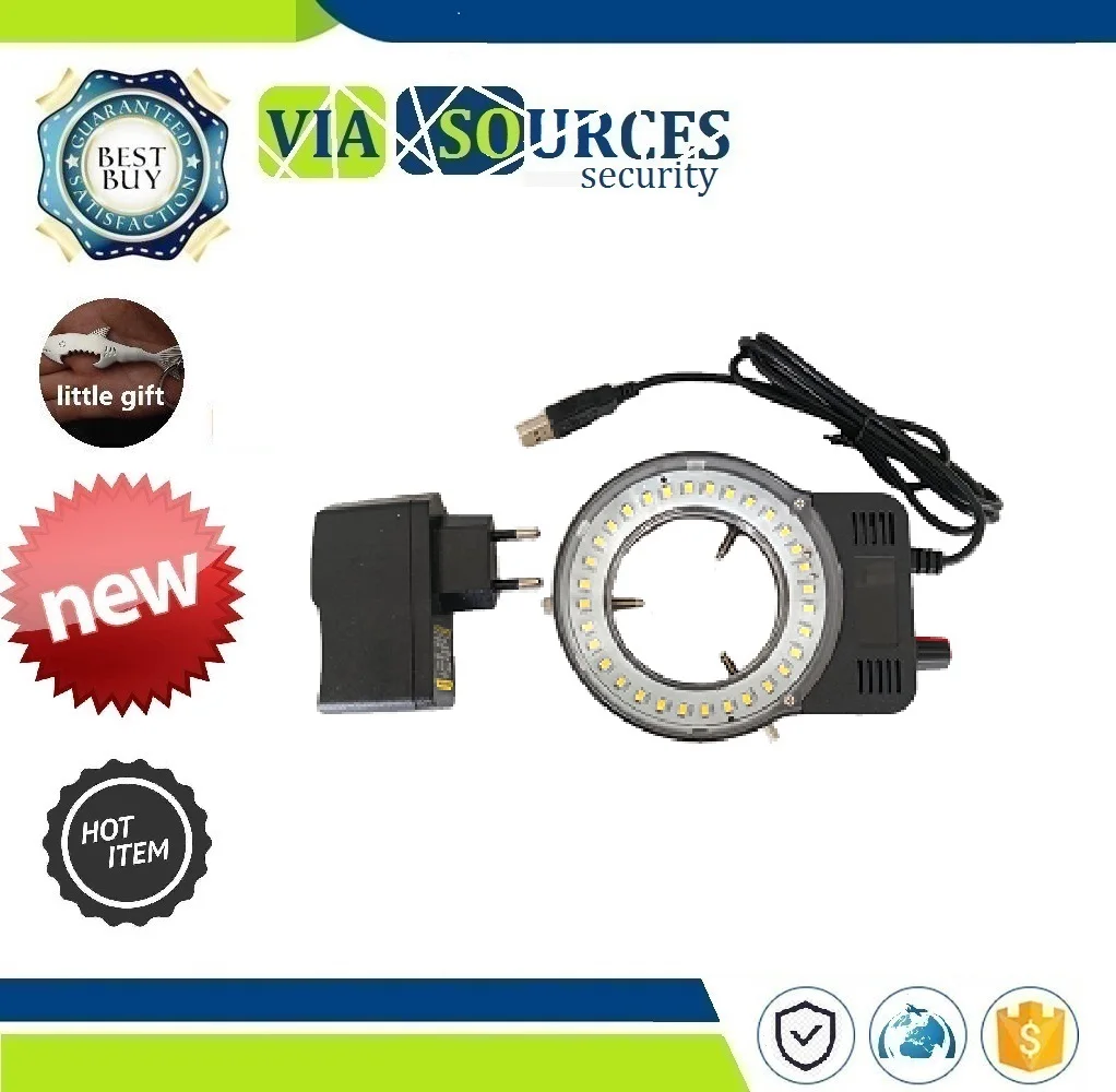 Промышленный микроскоп промышленная камера Лупа черный col 48 шт. светодиодный SMD USB