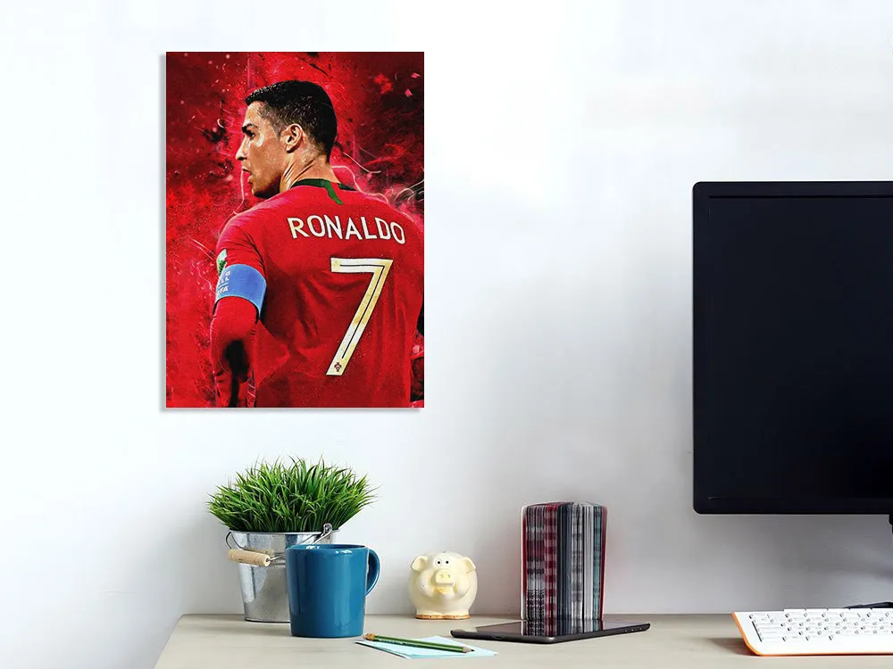 Cristiano Ronaldo footballer портретный современный настенный Арт холст украшение постеры принты для гостиной домашняя декоративная картина для спальни