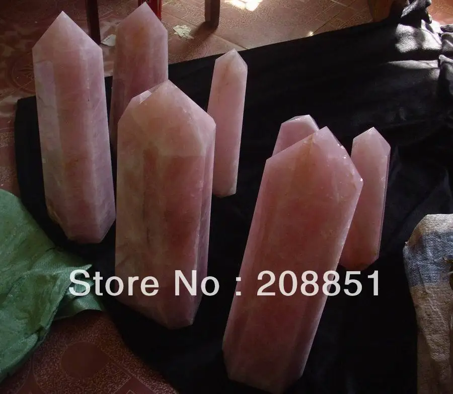 Натуральный розовый кварц стеклянные точки оптовая цена|crystal point|crystal crystalcrystal quartz