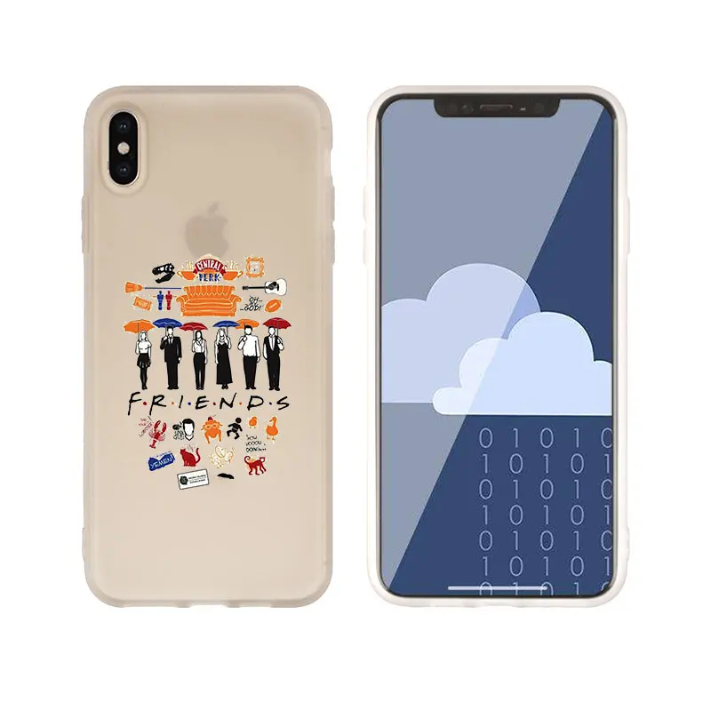 Чехол Perk coffee friends tv для iphone XS 11 Pro Max XR X 10, чехлы для телефонов iphone 7 8 Plus 6s 5 4s - Цвет: 3D printing