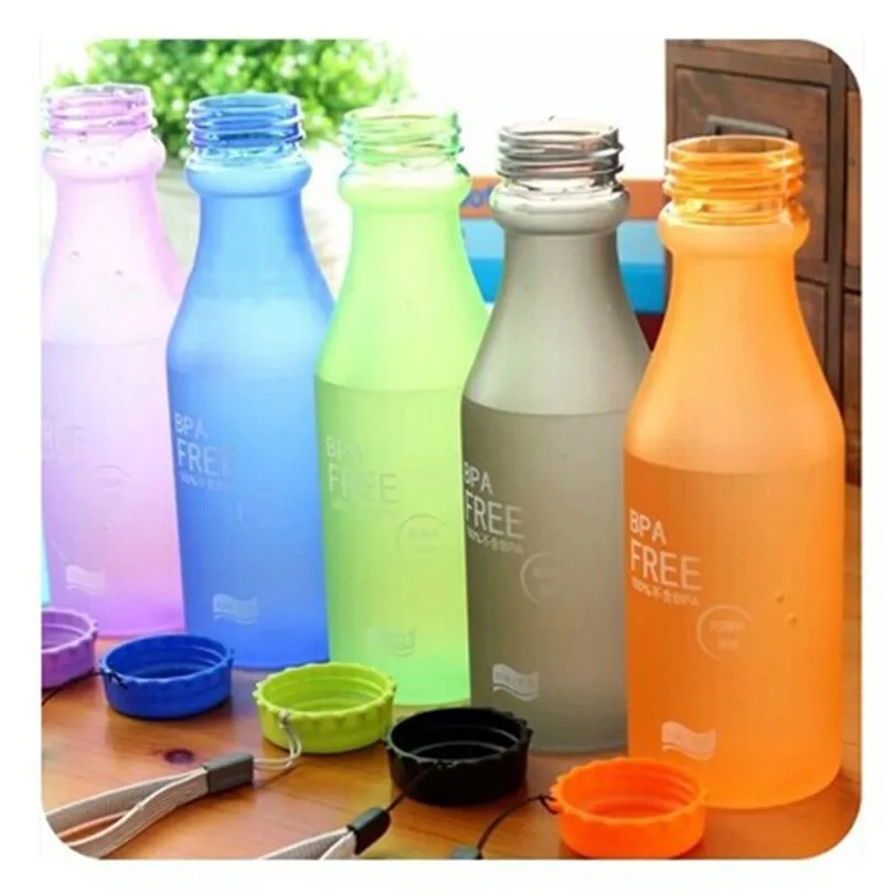 Портативная пластиковая бутылка для воды 550 мл|unbreakable plastic water bottle|water bottleplastic bottle |
