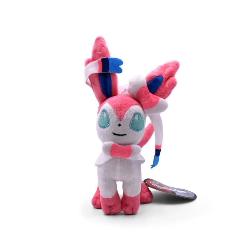H 9 стилей Eevee плюшевые игрушки стоят Sylveon Umbreon Eevee Espeon Vaporeon Flareon Мягкие куклы для детей - Цвет: H